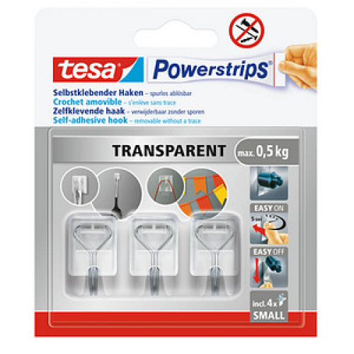 tesa Powerstrips Klebehaken für max. 1,0 kg, 3 St.