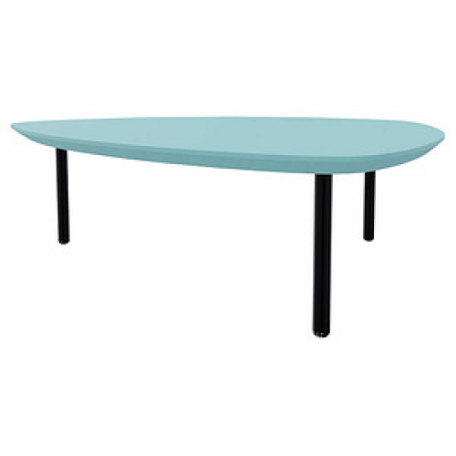 fm TRESTA Beistelltisch pastellblau 98,0 x 91,0 x 31,0 cm