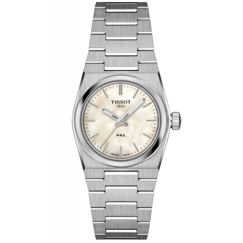 Tissot T137.010.11.111.00 Damenuhr Quarz PRX 25 mm Perlmutt