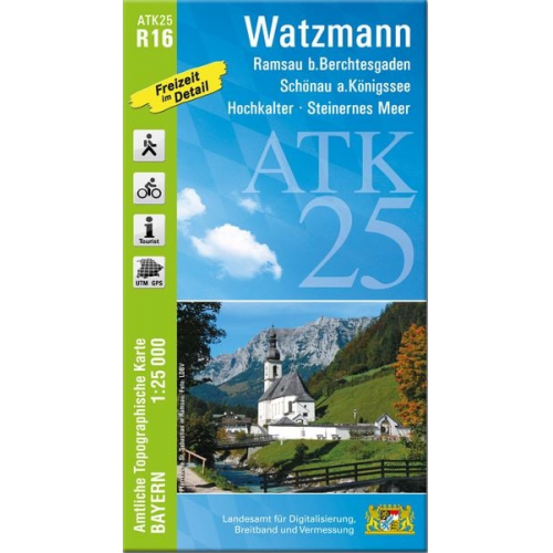 ATK25-R16 Watzmann (Amtliche Topographische Karte 1:25000)