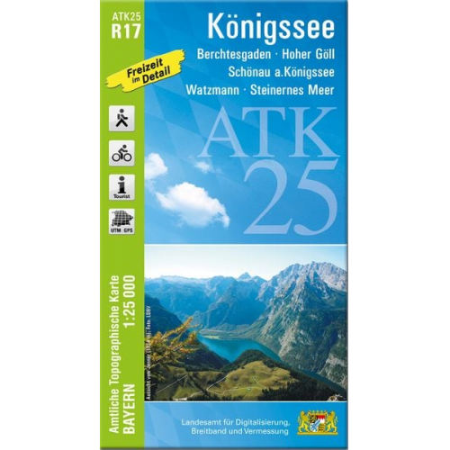 ATK25-R17 Königssee (Amtliche Topographische Karte 1:25000)