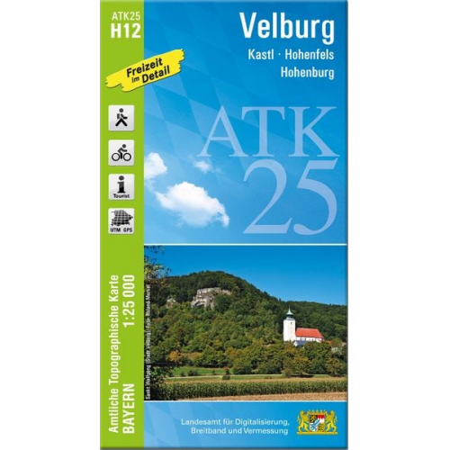 ATK25-H12 Velburg (Amtliche Topographische Karte 1:25000)