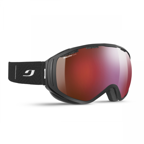 Julbo J8024 Titan Unisex-Skibrille Vollrand Monoscheibe Kunststoff-Gestell, schwarz