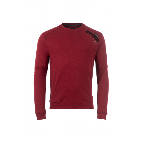 Questo Langarmshirt GeneQU deep red