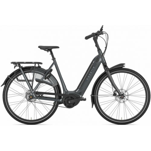 Gazelle Arroyo C5 HMB Elite (500 Wh), 5 Gang Nabenschaltung, Damenfahrrad, Wave, Modell 2024, 28 Zoll 57 cm anthracite greygloss