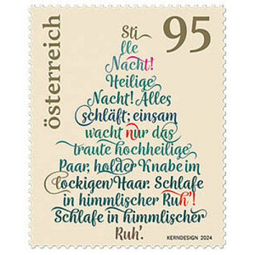 Österreichische Post 0,95 € Briefmarken ECO S "Christbaum" selbstklebend 50 St.