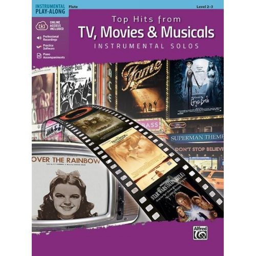 Alfred Music - Top Hits from TV, Movies & Musicals Instrumental Solos