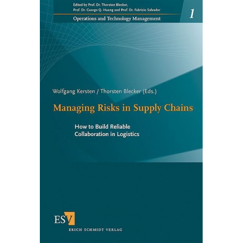 Wolfgang Kersten Thorsten Blecker - Managing Risks in Supply Chains