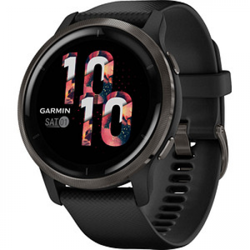 GARMIN Venu 2 Smartwatch schwarz, schiefergrau