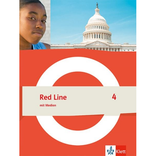 Red Line 4, Schulbuch mit Medien (fester Einband) Klasse 8