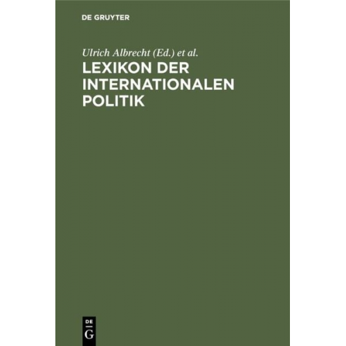 Ulrich Albrecht Helmut Volger - Lexikon der Internationalen Politik