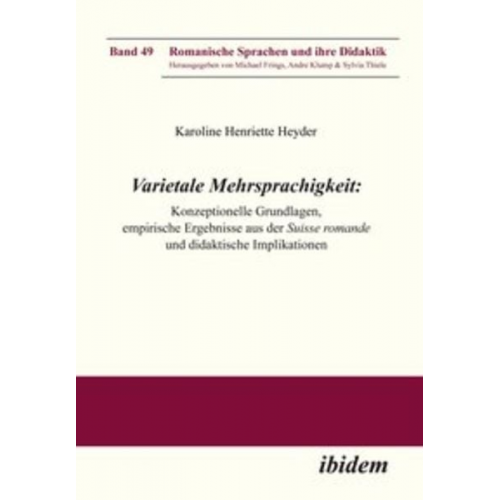 Karoline Henriette Heyder - Varietale Mehrsprachigkeit