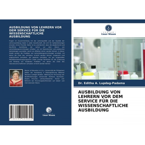 Editha A. Lupdag-Padama - Ausbildung von Lehrern Vor dem Service für die Wissenschaftliche Ausbildung