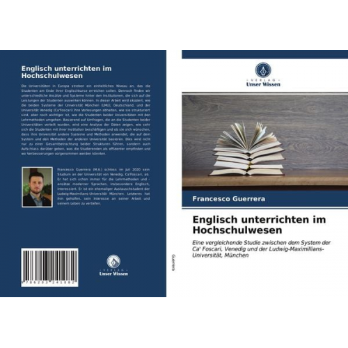 Francesco Guerrera - Englisch unterrichten im Hochschulwesen