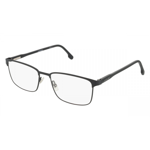 Carrera 262 Herren-Brille inkl. Gläser Vollrand Eckig Metall-Gestell 57mm/18mm/145mm, schwarz