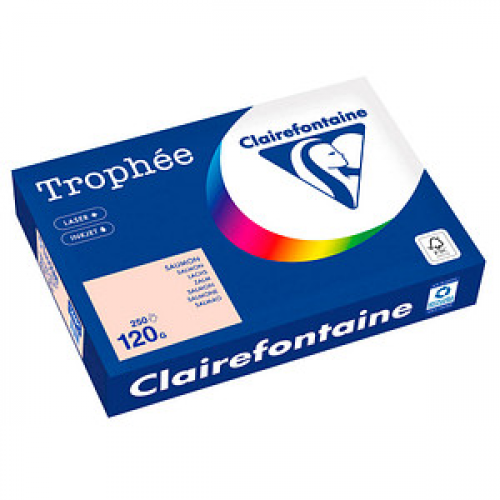 Clairefontaine Kopierpapier Trophée lachs DIN A4 120 qm 250 Blatt