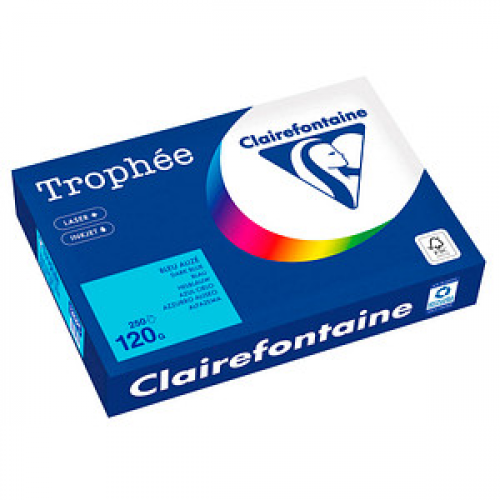 Clairefontaine Kopierpapier Trophée blau DIN A4 120 g/m² 250 Blatt