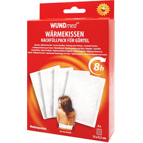 WUNDmed® Wärmepflaster Nachfüllpack Wärmegürtel weiß, 4 St.