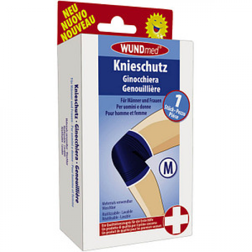 WUNDmed® Kniebandage, Gr. M blau, 1 St.