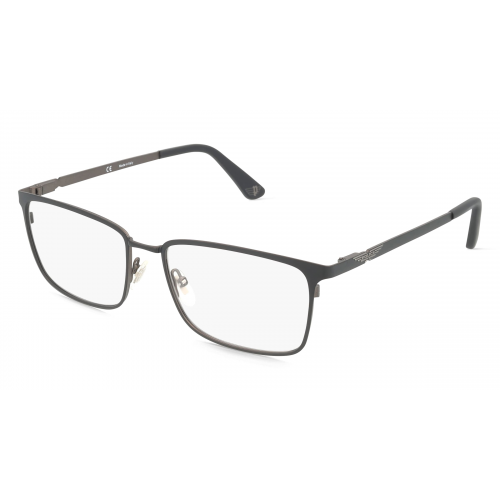 Police VPL B53 Herren-Brille inkl. Gläser Vollrand Eckig Metall-Gestell 56mm/17mm/145mm, schwarz