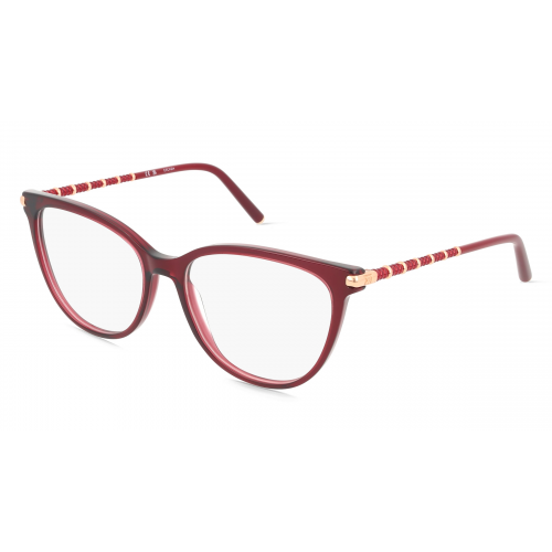 Escada VESE42 Damen-Brille inkl. Gläser Vollrand Butterfly Acetat-Gestell 54mm/16mm/140mm, lila