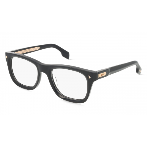 Lozza LOZVL4355M Herren-Brille inkl. Gläser Vollrand Eckig Acetat-Gestell 53mm/21mm/145mm, schwarz