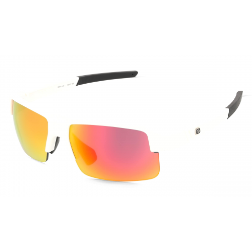 Rudy Project SP873869 SIRIUS Damen-Sonnenbrille Halbrand Eckig Kunststoff-Gestell, weiß