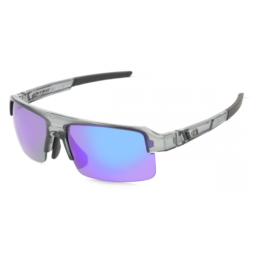 Rudy Project SP874257 SIRIUS Damen-Sonnenbrille Halbrand Eckig Kunststoff-Gestell, grau