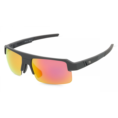 Rudy Project SP875206 SIRIUS Damen-Sonnenbrille Halbrand Eckig Kunststoff-Gestell, schwarz