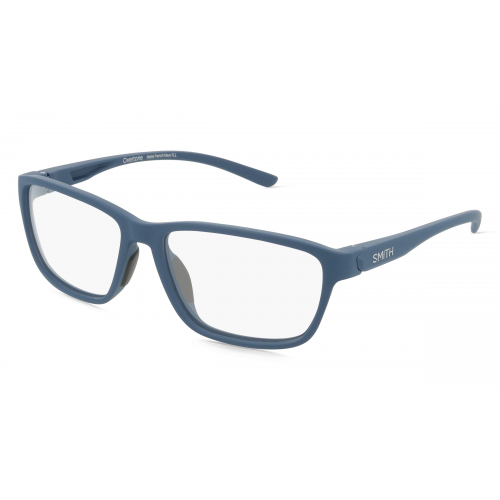 Smith OVERTONE Unisex-Brille inkl. Gläser Vollrand Eckig Kunststoff-Gestell 56mm/16mm/135mm, blau