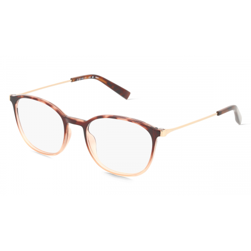 Esprit 33462 Herren-Brille inkl. Gläser Vollrand Eckig Kunststoff-Gestell 48mm/17mm/135mm, Braun