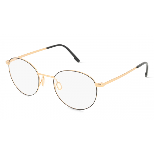 Rodenstock R2662 Damen-Brille inkl. Gläser Vollrand Panto Metall-Gestell 50mm/20mm/140mm, gold