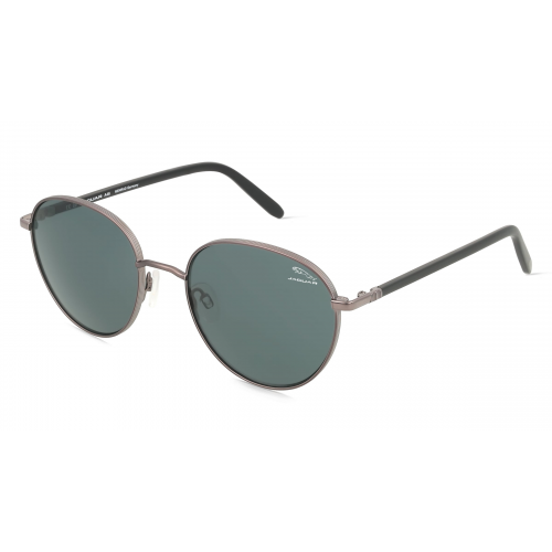 Jaguar J 7466 Herren-Sonnenbrille Vollrand Rund Edelstahl-Gestell, grau