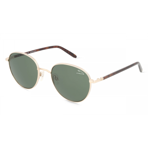 Jaguar J 7466 Herren-Sonnenbrille Vollrand Rund Edelstahl-Gestell, gold