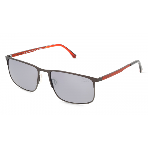 Jaguar J 7821 Herren-Sonnenbrille Vollrand Eckig Edelstahl-Gestell, grau