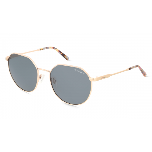 Morgan MO 7379 Damen-Sonnenbrille Vollrand Rund Edelstahl-Gestell, gold