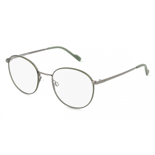 Eschenbach 820959 Herren-Brille inkl. Gläser Vollrand Panto Titan-Gestell 50mm/20mm/140mm, grau