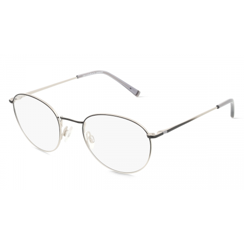 HUMPHREY’S eyewear 582273 Unisex-Brille inkl. Gläser Vollrand Panto Metall-Gestell 48mm/18mm/140mm, grau