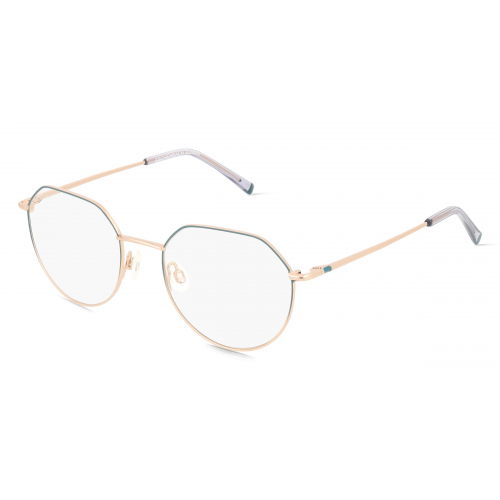 HUMPHREY’S eyewear 582326 Damen-Brille inkl. Gläser Vollrand Panto Metall-Gestell 49mm/18mm/140mm, gold