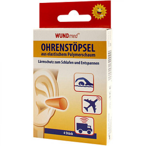 WUNDmed® Ohrstöpsel Kunststoff, 4 St.