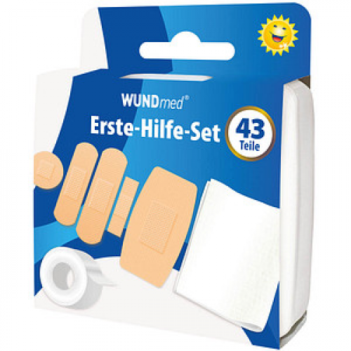 WUNDmed® Pflaster Erste-Hilfe-Set beige, 43 St.