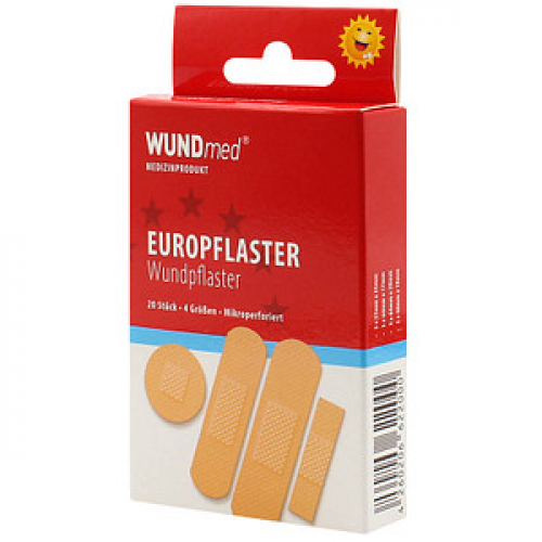 WUNDmed® Pflaster Europflaster beige, 20 St.