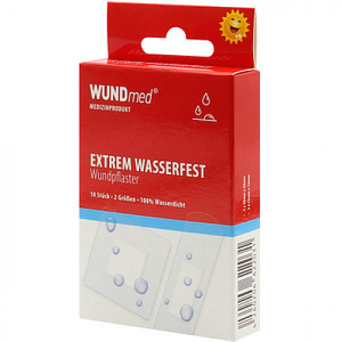 WUNDmed® Pflaster Extrem Wasserfest weiß, 10 St.