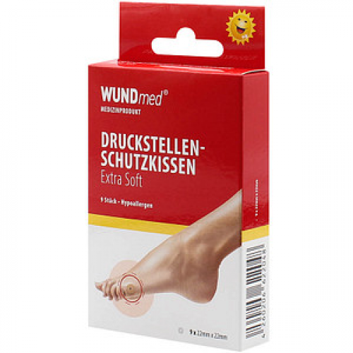 WUNDmed® Pflaster Druckstellenschutzkissen beige 2,2 x 2,2 cm, 9 St.