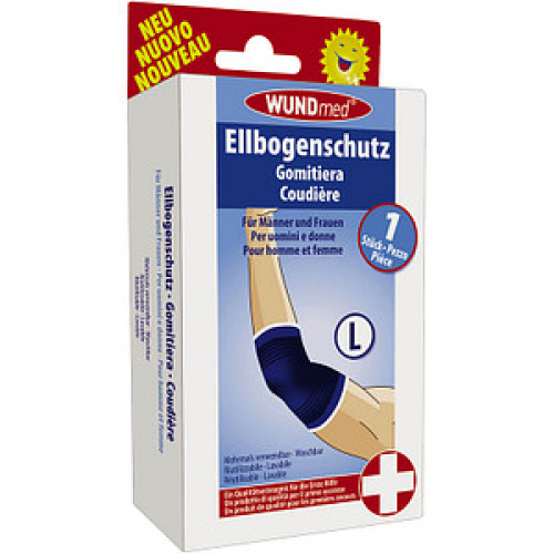 WUNDmed® Ellenbogenbandage, Gr. S blau, 1 St.