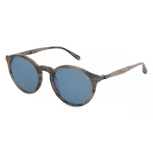 Scotch & Soda 8023 Herren-Sonnenbrille Vollrand Rund Acetat-Gestell, grau