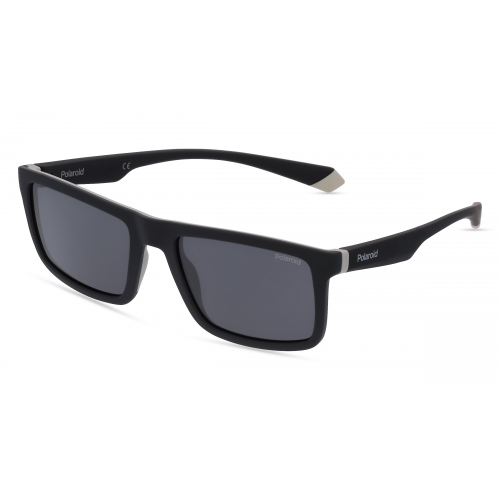 Polaroid PLD 2134/S Herren-Sonnenbrille Vollrand Eckig Acetat-Gestell, schwarz