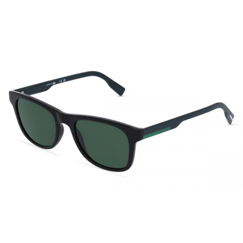 Lacoste L969S Herren-Sonnenbrille Vollrand Eckig Kunststoff-Gestell, Schwarz