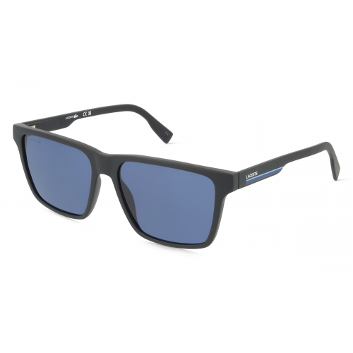 Lacoste L6039S Herren-Sonnenbrille Vollrand Eckig Kunststoff-Gestell, schwarz