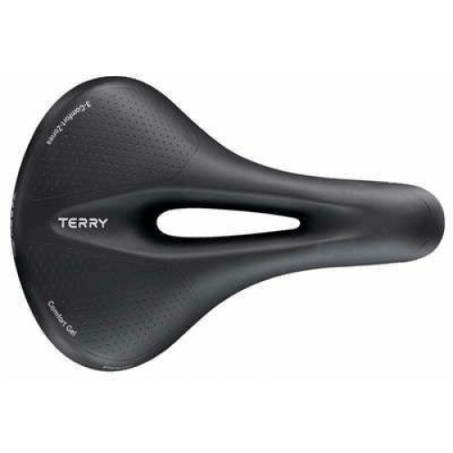 Terry Fisio Gel Max schwarz, Herren-Sattel schwarz